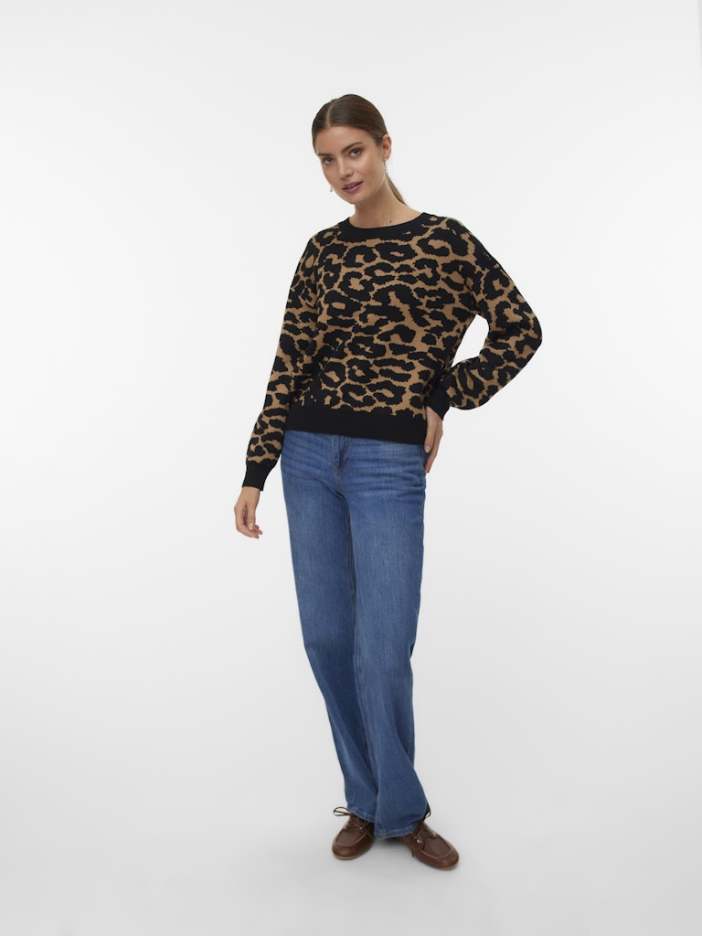 Vero Moda Damen Pullover Tigers Eye/W. B