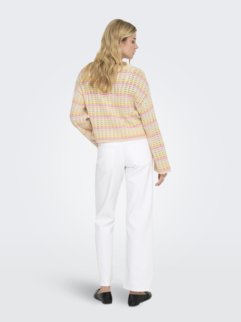 Only Damen Pullover Birch/Sunlight/