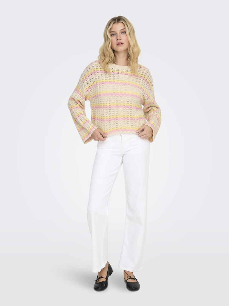 Only Damen Pullover Birch/Sunlight/