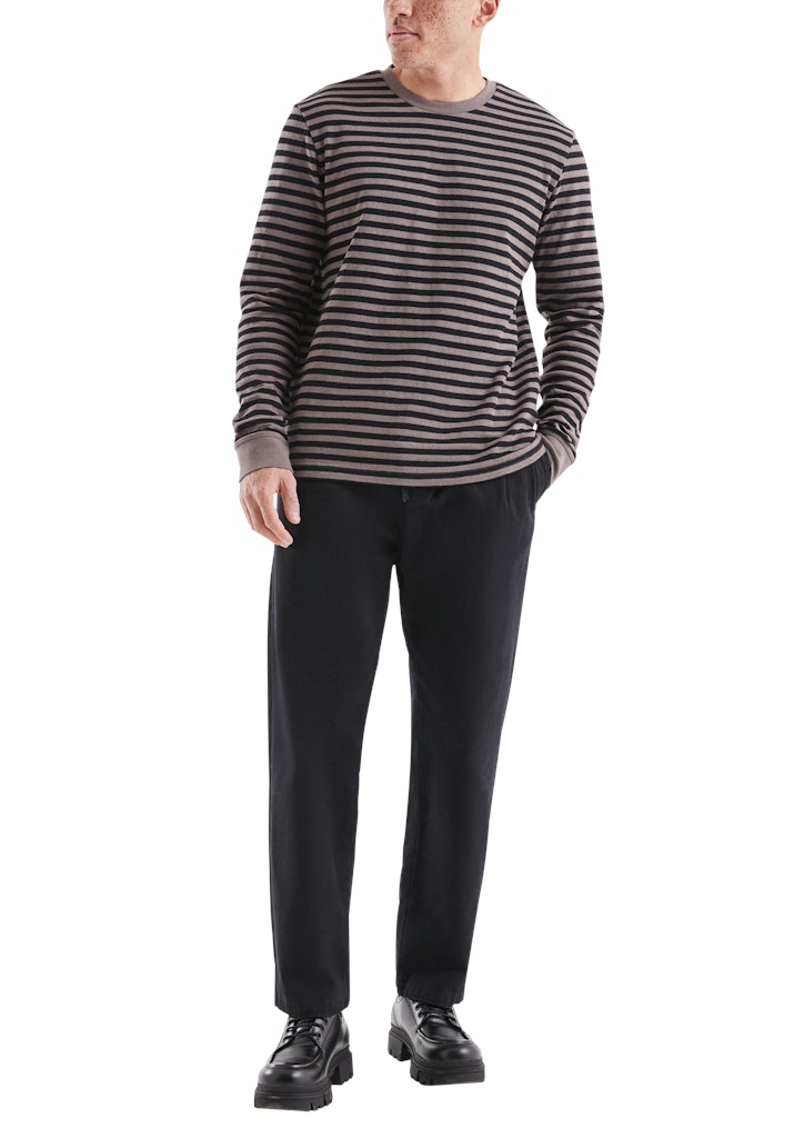 QS by S.Oliver Herren T-Shirts lang Brown