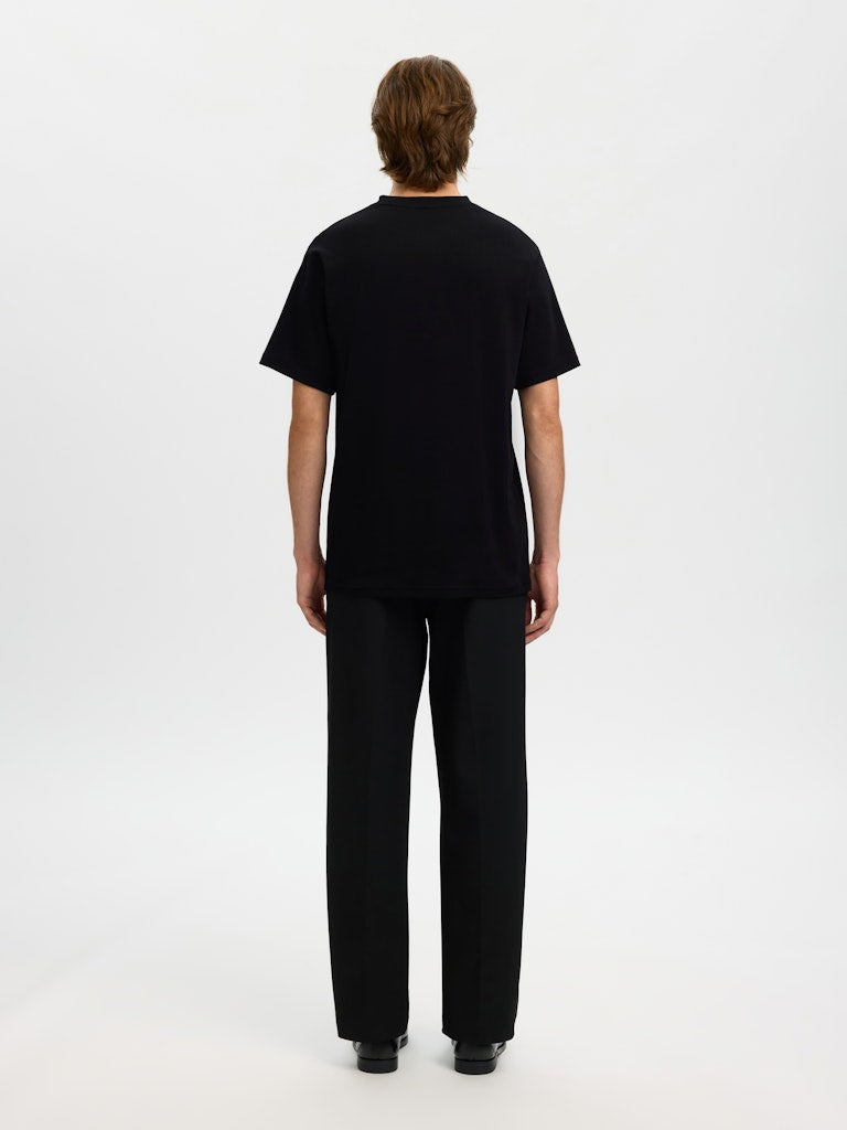 Selected homme Herren T-Shirts kurz  Black