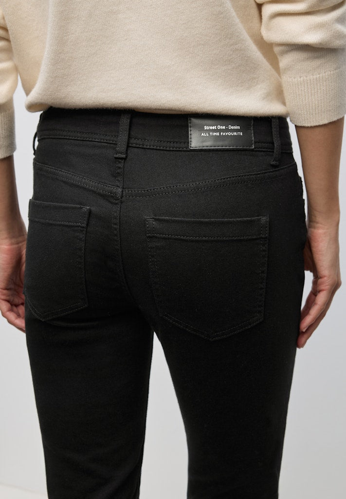 Street One Damen Hosen  Black Cle