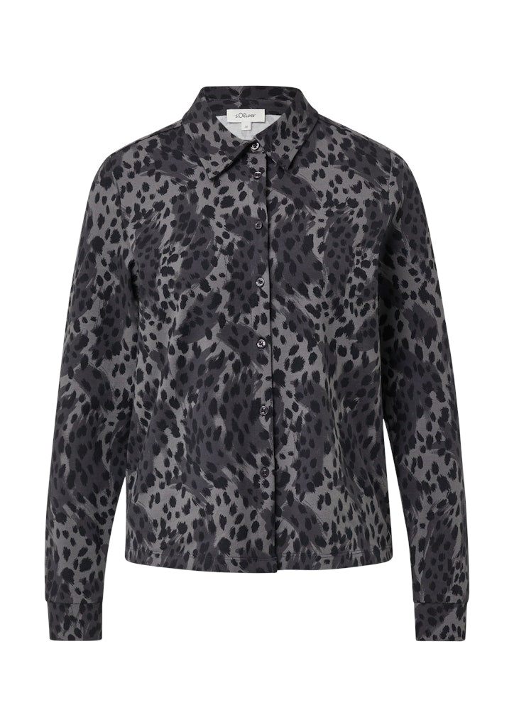 S. Oliver red Damen T-Shirts Grey/Black