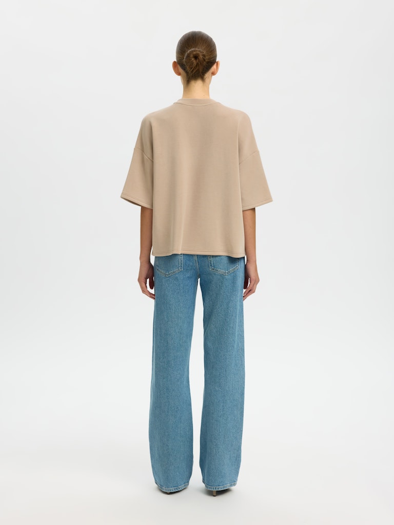 Selected Femme Damen T-Shirts Pure Cashmere