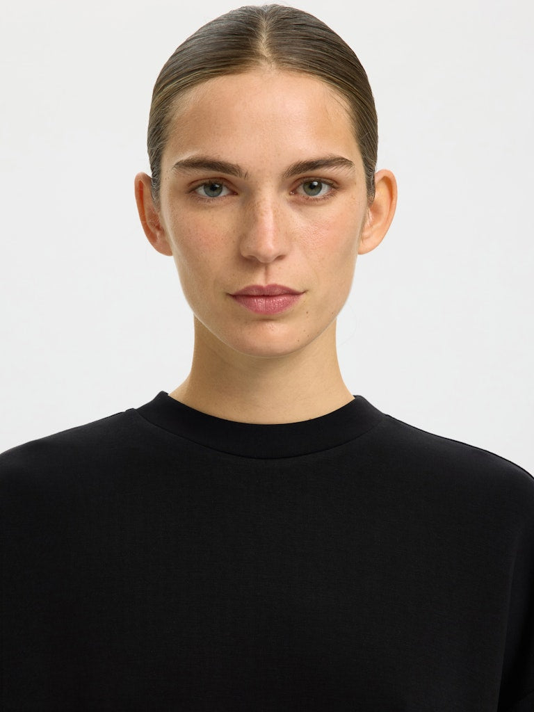 Selected Femme Damen T-Shirts Black