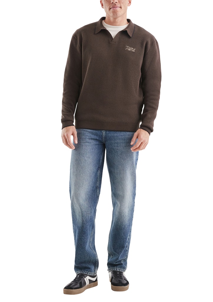 QS by S.Oliver Herren Pullover Brown