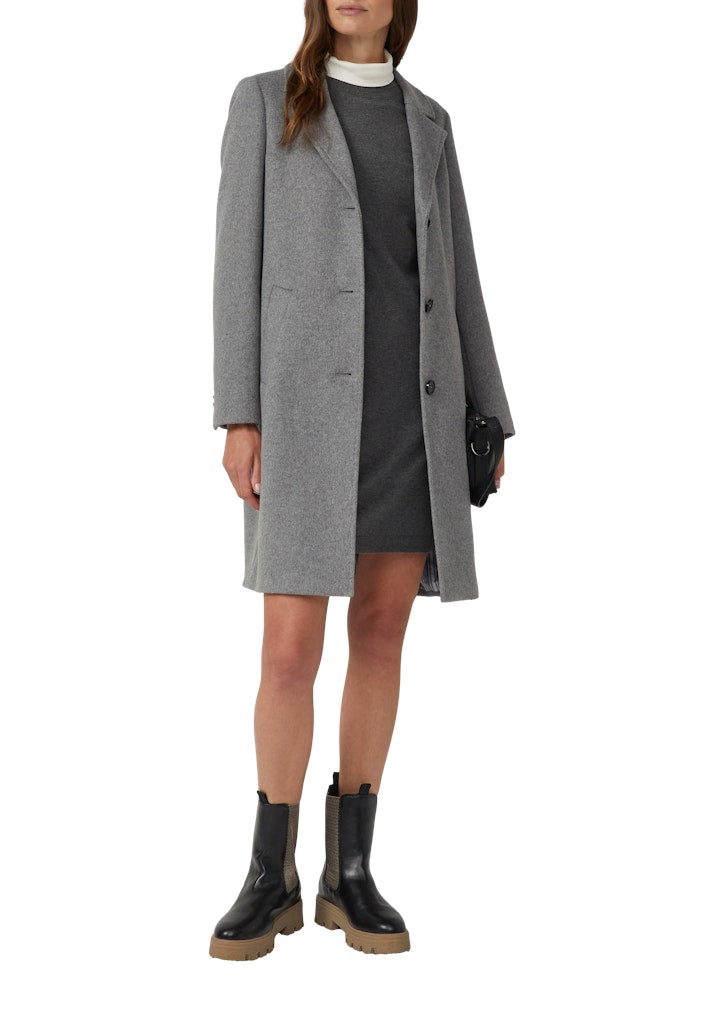 S. Oliver red Damen Kleider Grey/Black