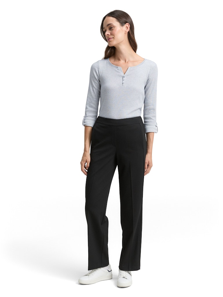 Tom Tailor Damen T-Shirts Offwhite Navy S