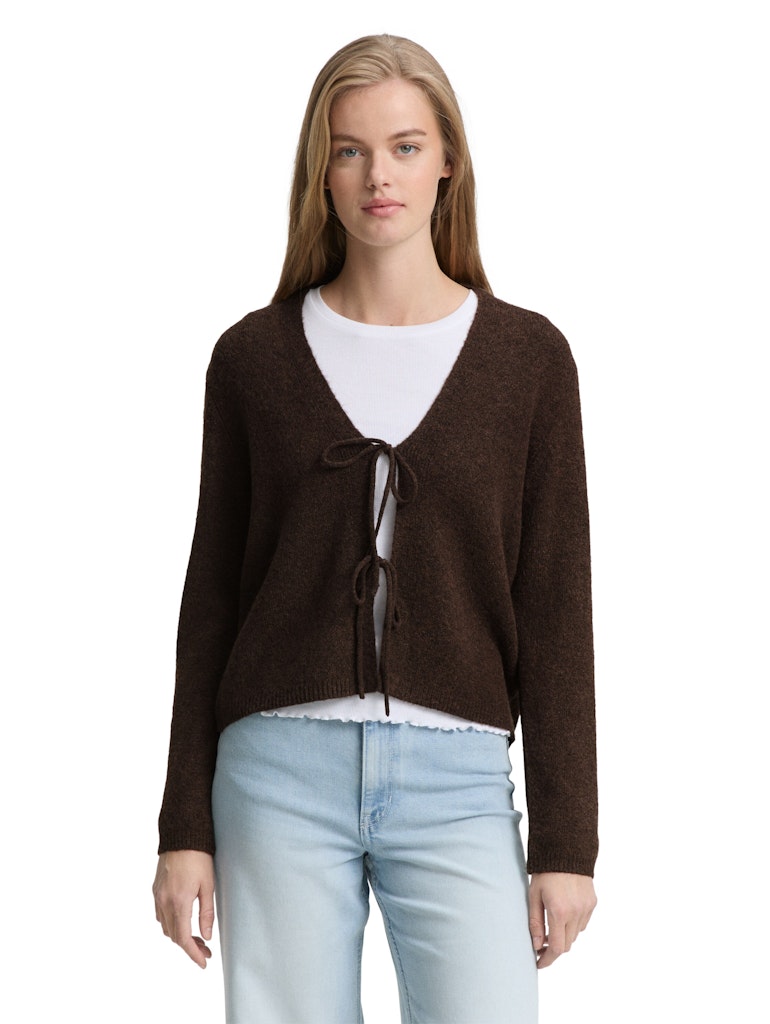 Tom Tailor denim Damen Strickjacken Chocolate Brown