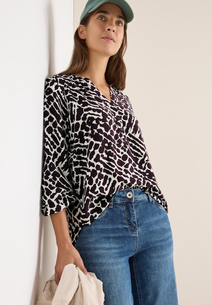 Cecil Damen Blusen  Eggplant