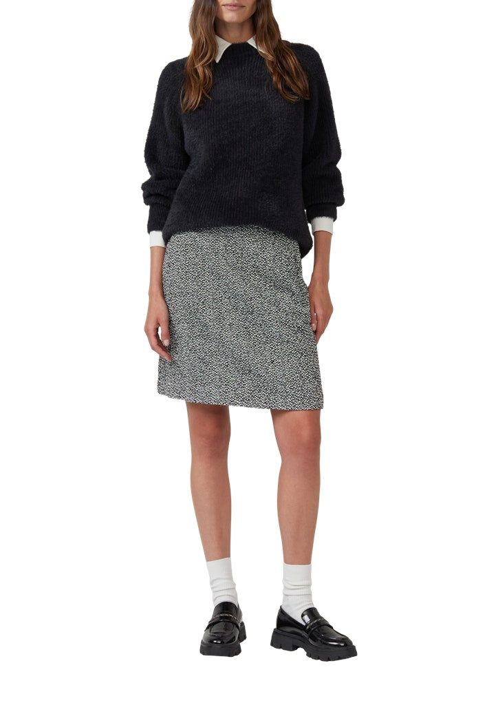 S. Oliver red Damen Rock Grey/Black