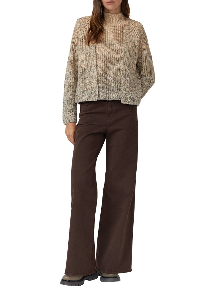 S. Oliver red Damen Strickjacken Brown