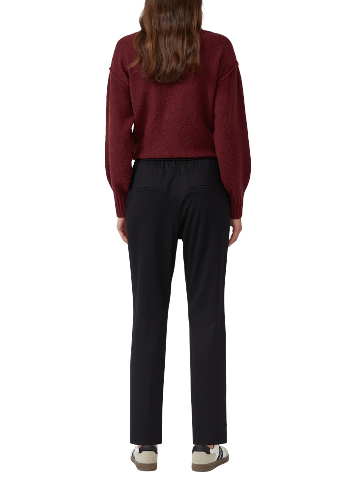 S. Oliver red Damen Hosen Grey/Black