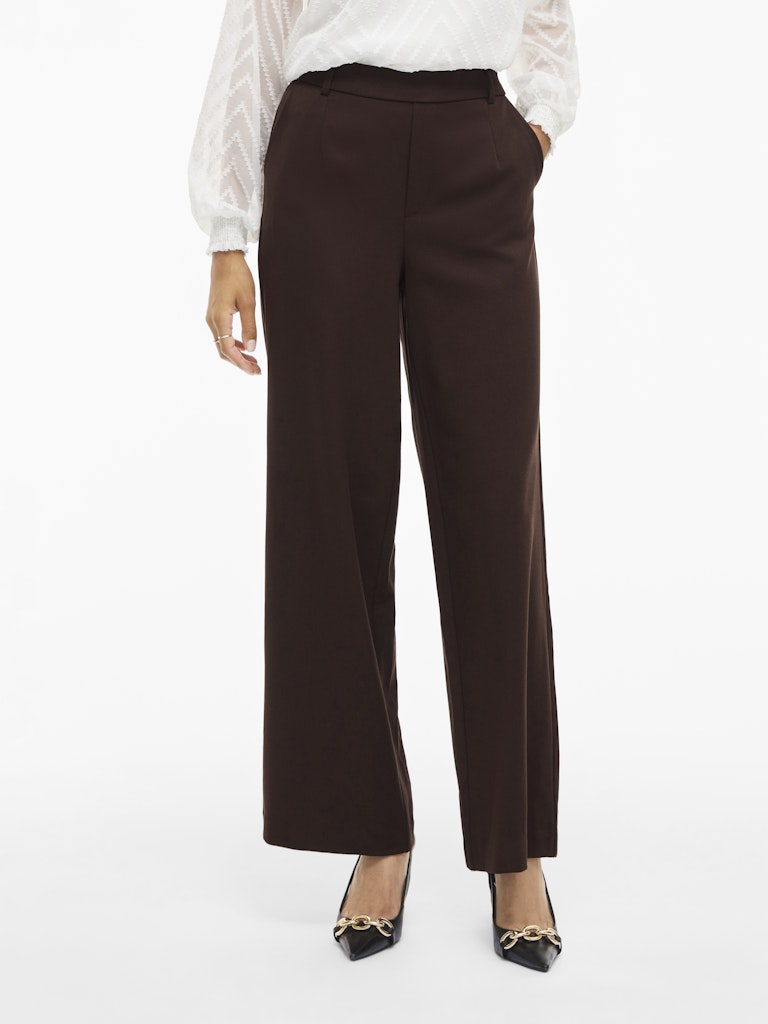 Vila Damen Hosen Coffee Bean
