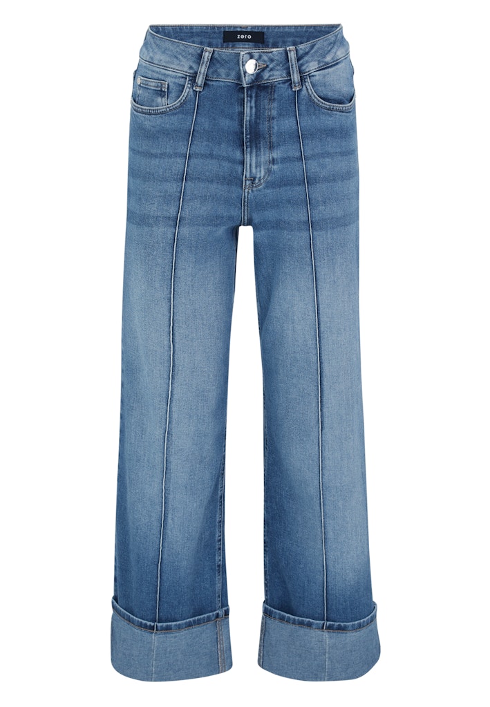 Zero Damen Jeans Blue Used Denim