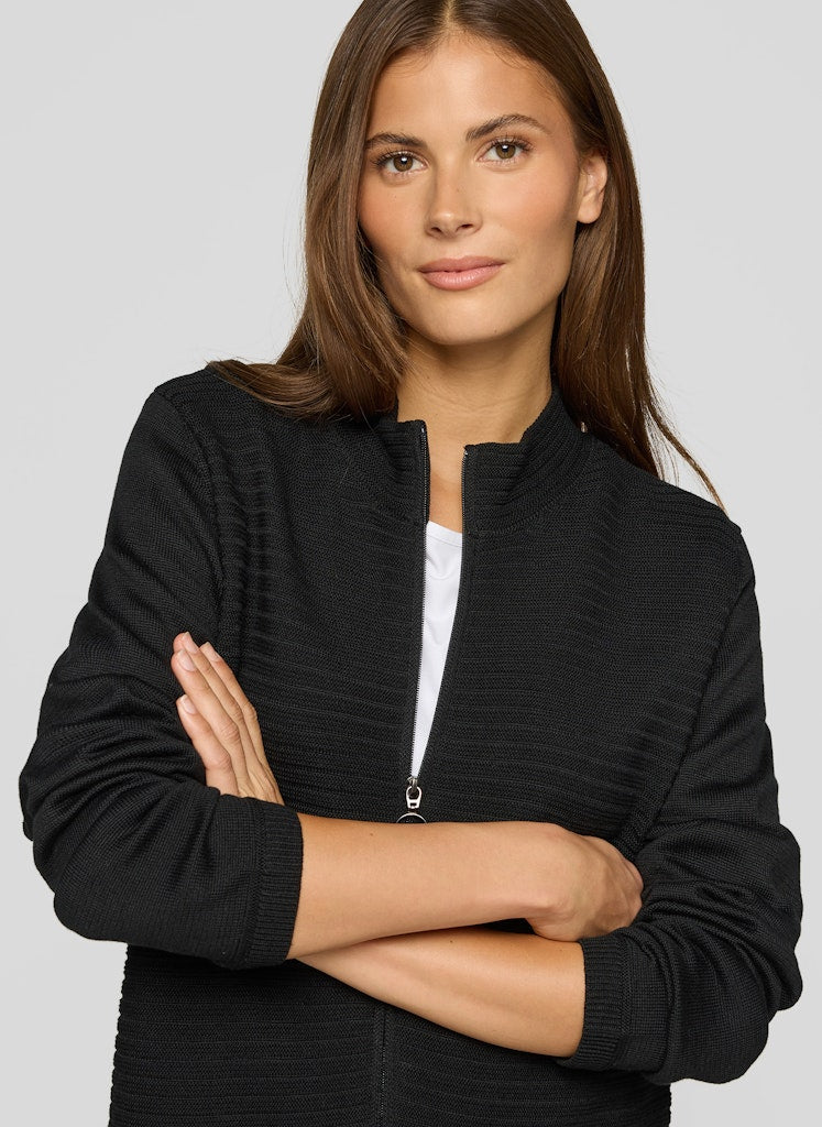 Rabe Damen Strickjacken Schwarz