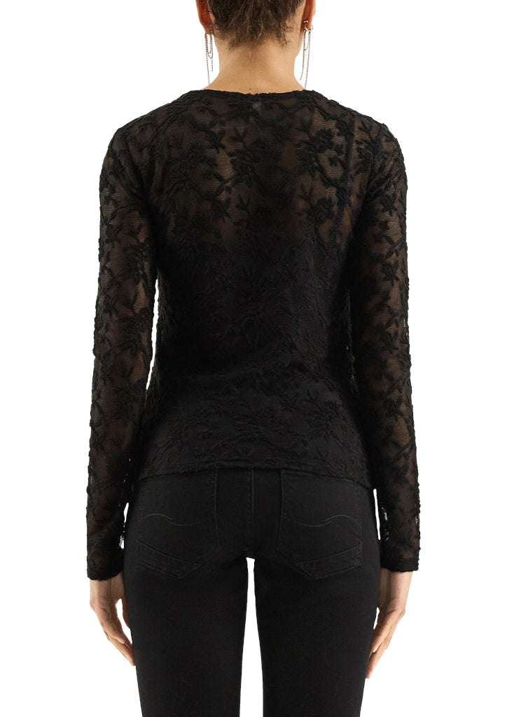 QS by S.Oliver Damen T-Shirts Grey/Black