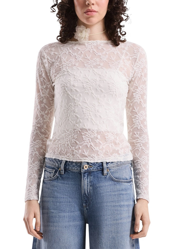 QS by S.Oliver Damen T-Shirts White