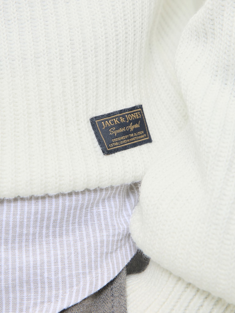Jack & Jones Herren Pullover Cloud Dancer