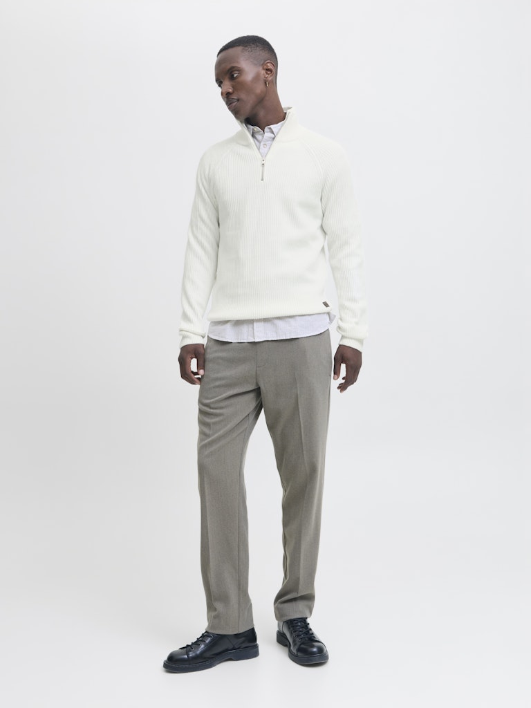 Jack & Jones Herren Pullover Cloud Dancer