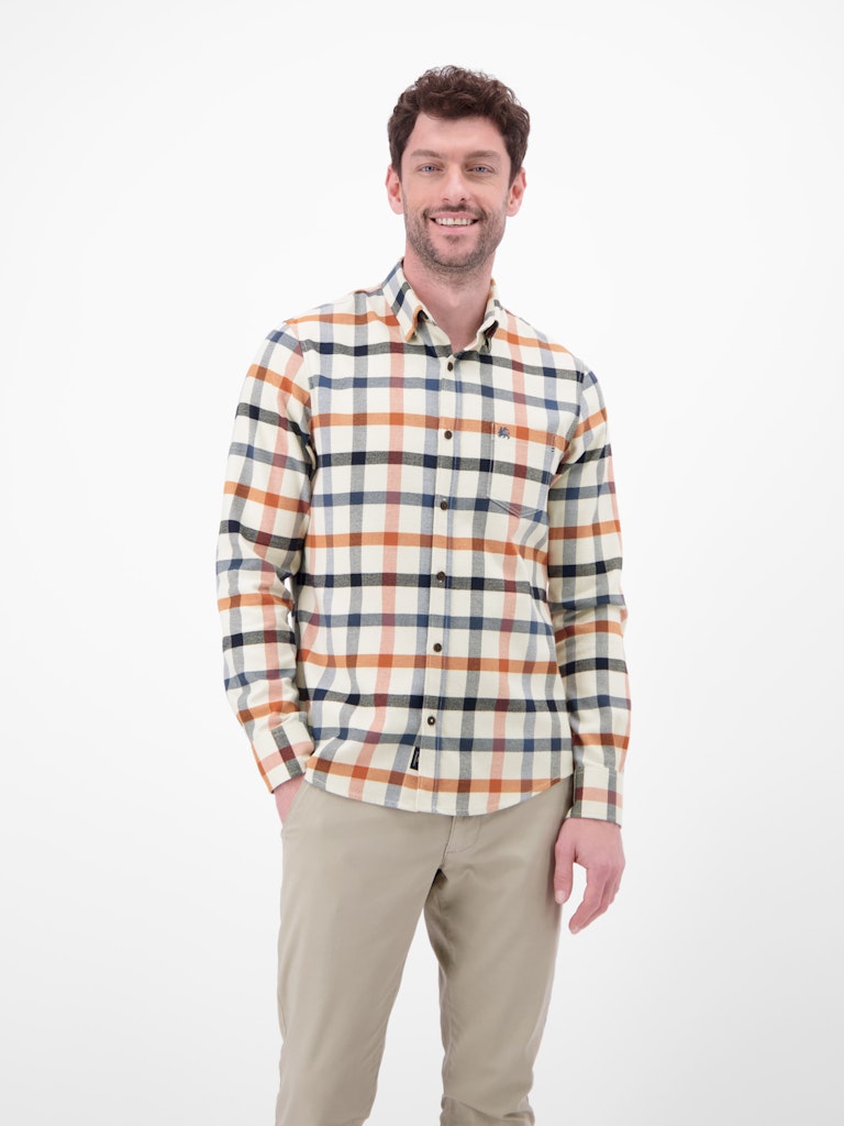 Lerros Herren Hemden Broken White