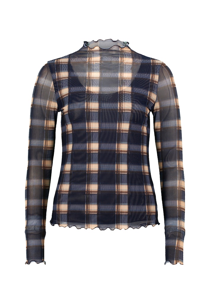 Zero Damen T-Shirts Dark Bluebeige