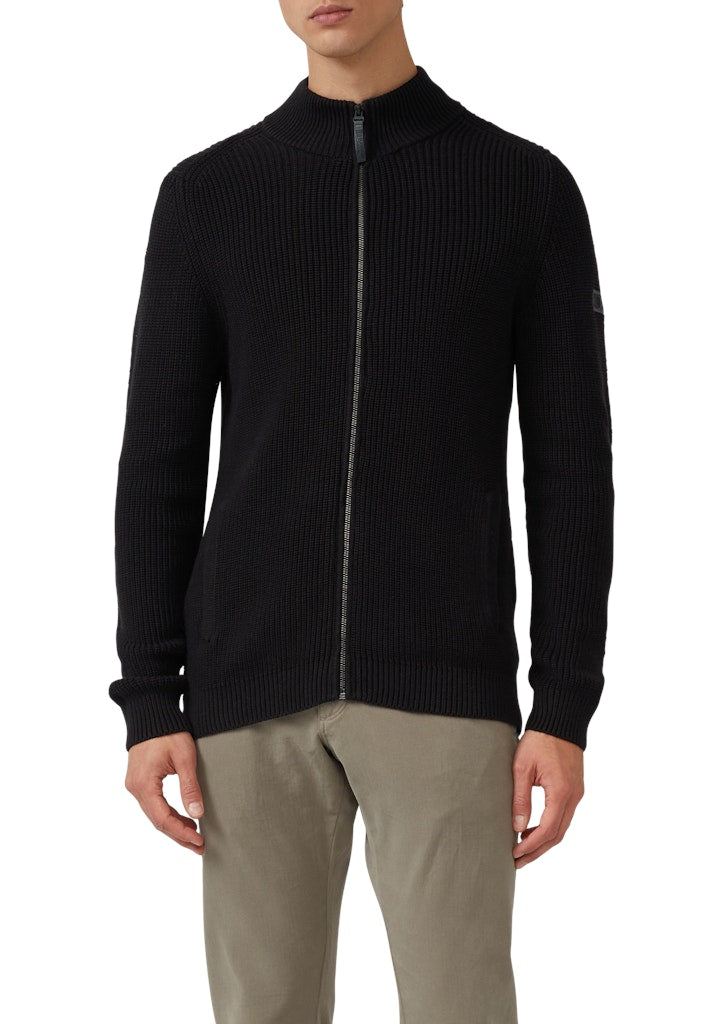 S. Oliver red Herren Strickjacken Grey/Black