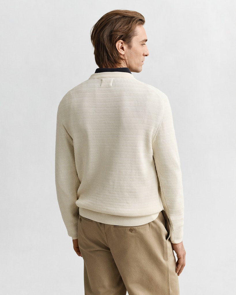 Gant Herren Pullover  Cream