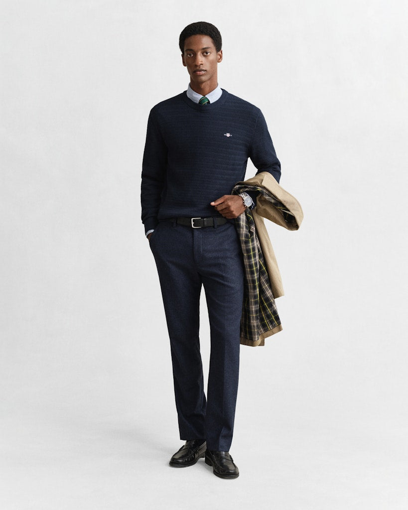 Gant Herren Pullover  Evening Blu