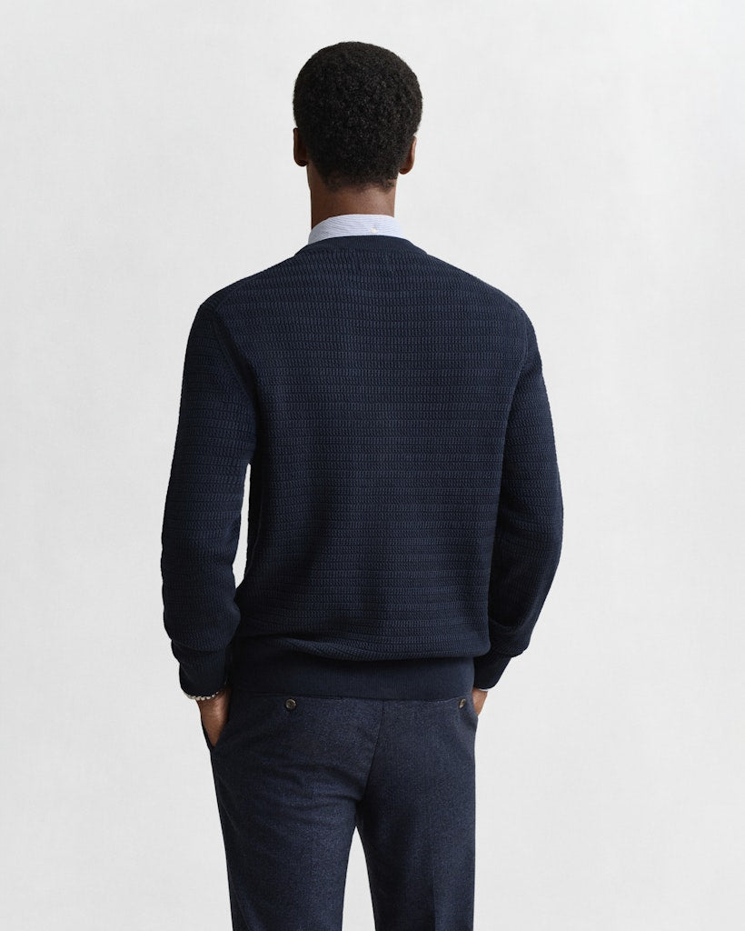 Gant Herren Pullover Evening Blu