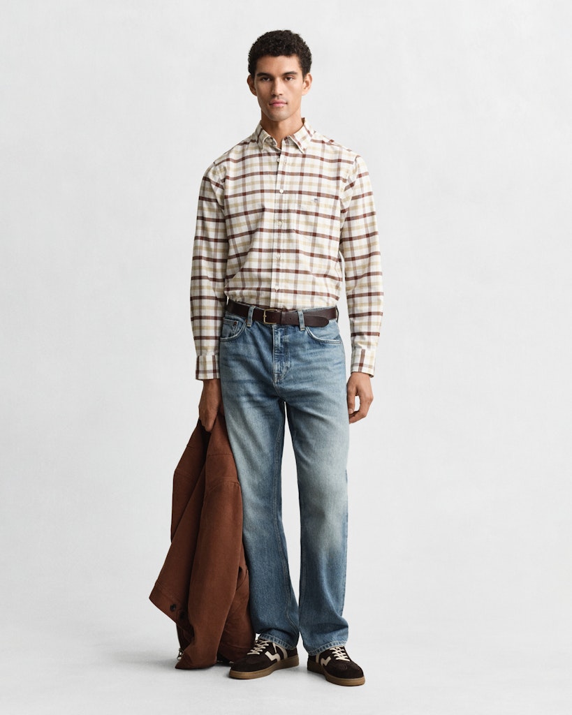 Gant Herren Hemden Mahogany Br