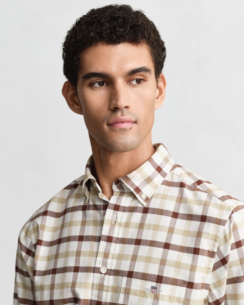 Gant Herren Hemden Mahogany Br