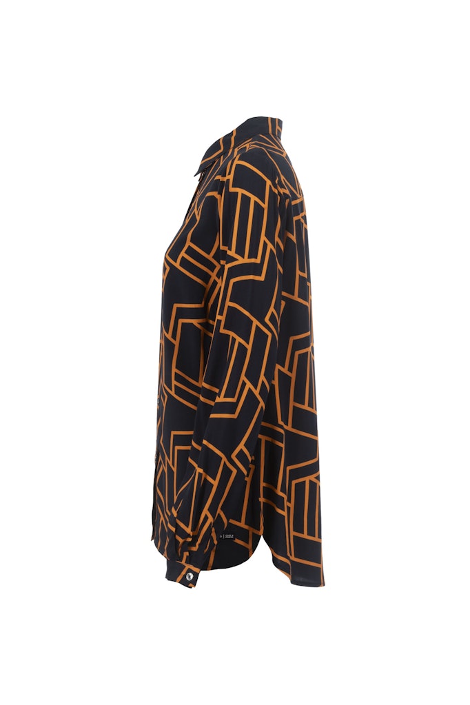 Soquesto Damen Blusen Dunkelblau