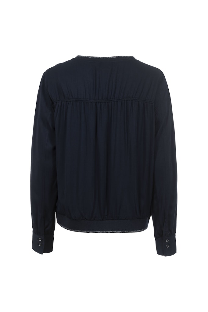 Soquesto Damen Blusen Dunkelblau