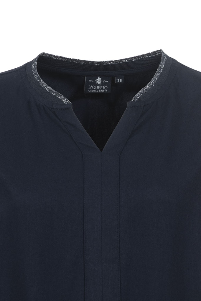Soquesto Damen Blusen Dunkelblau