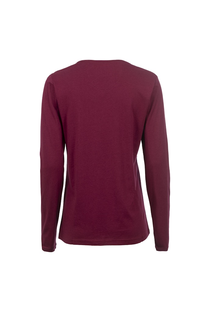 Soquesto Damen T-Shirts Dunkelbordeaux