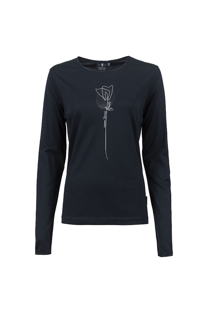 Soquesto Damen T-Shirts Dunkelblau