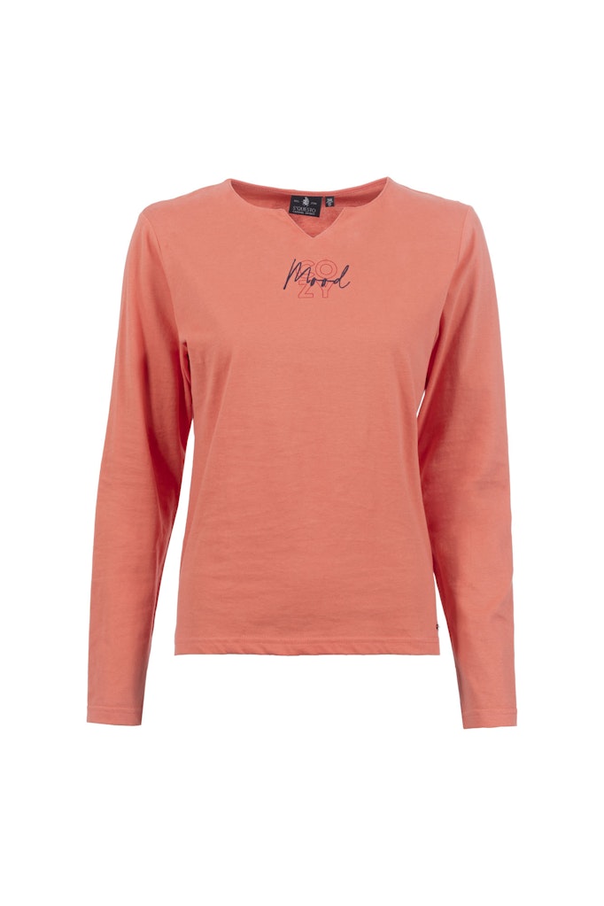 Soquesto Damen T-Shirts Rot Gemustert