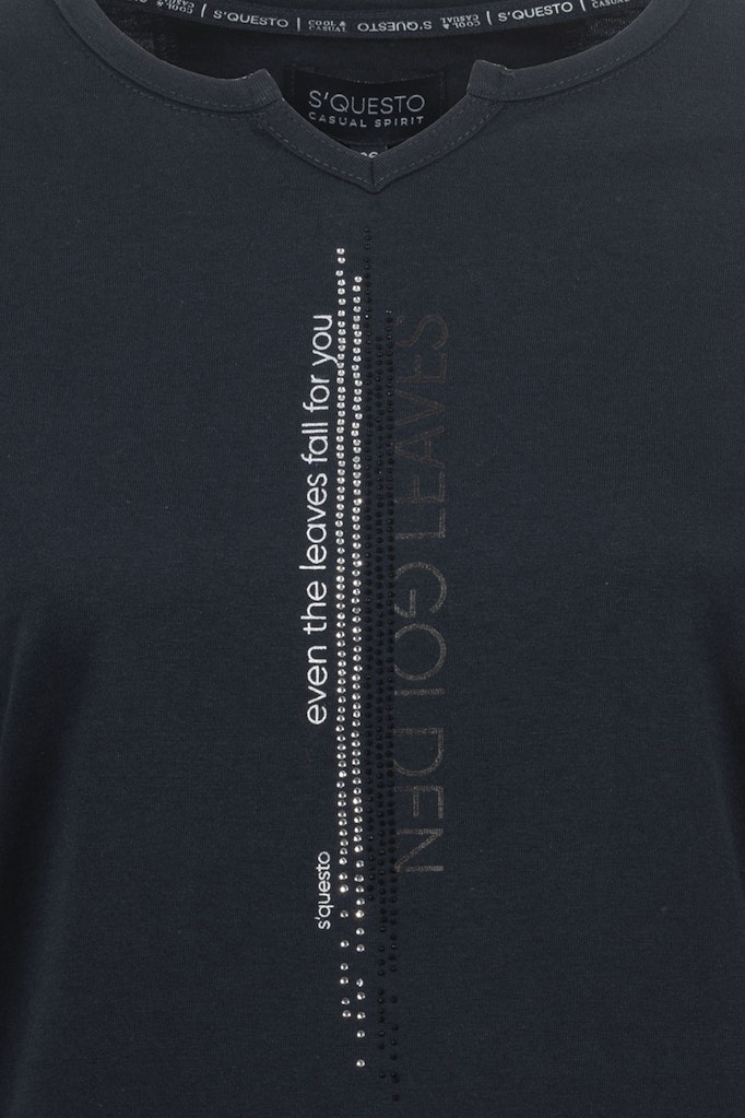 Soquesto Damen T-Shirts Dunkelblau