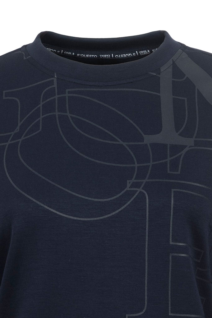 Soquesto Damen Sweatshirts Dunkelblau