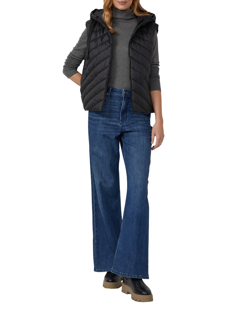 S. Oliver red Damen T-Shirts Grey/Black