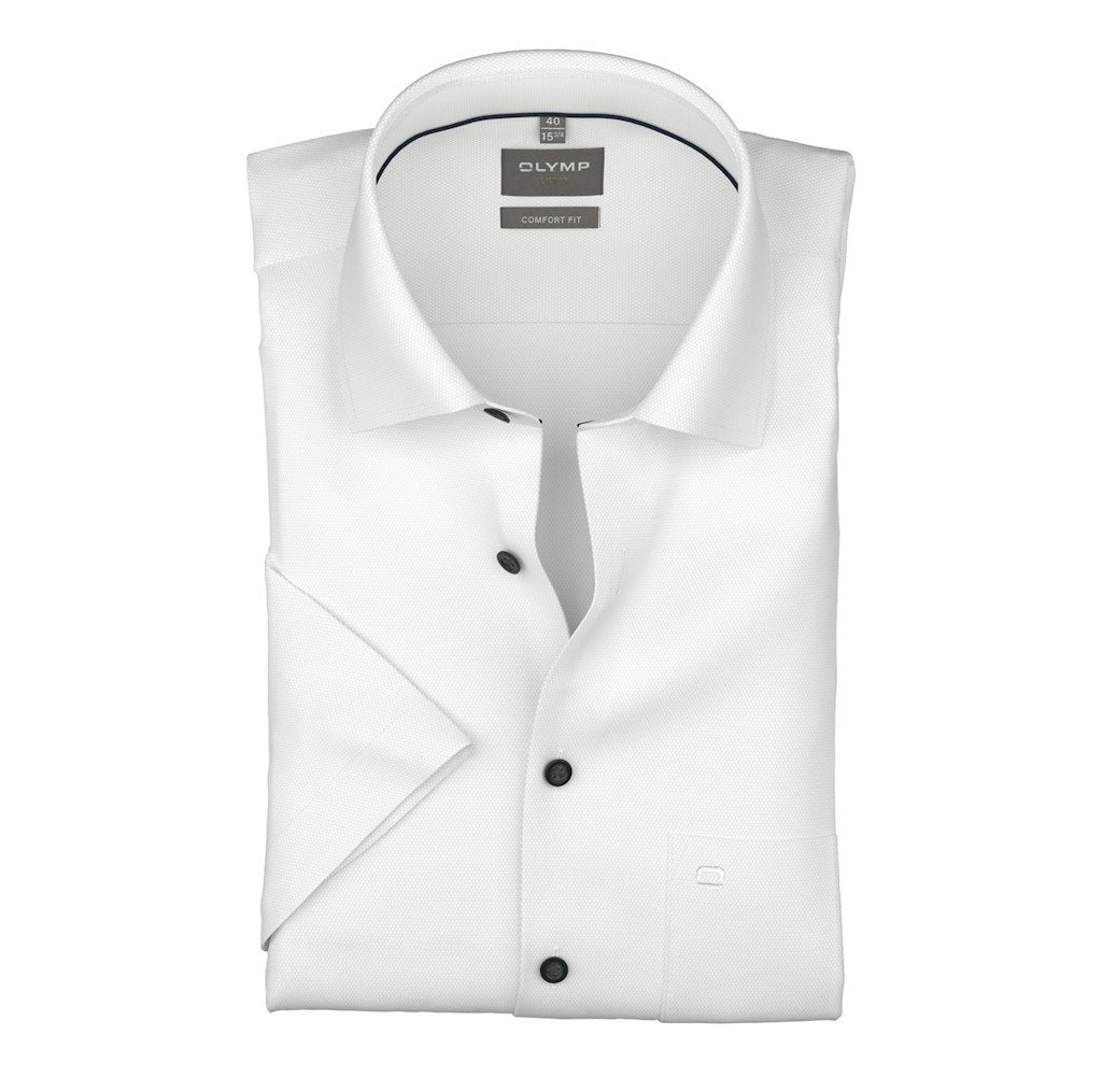 Olymp Herren Hemden kurz  Weiss
