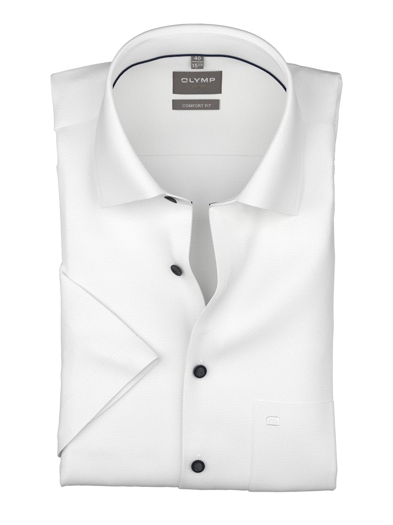 Olymp Herren Hemden kurz  Weiss