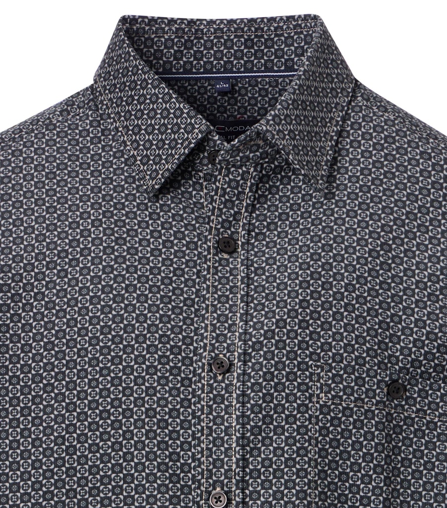 Casa Moda Herren Hemden  Anthrazit