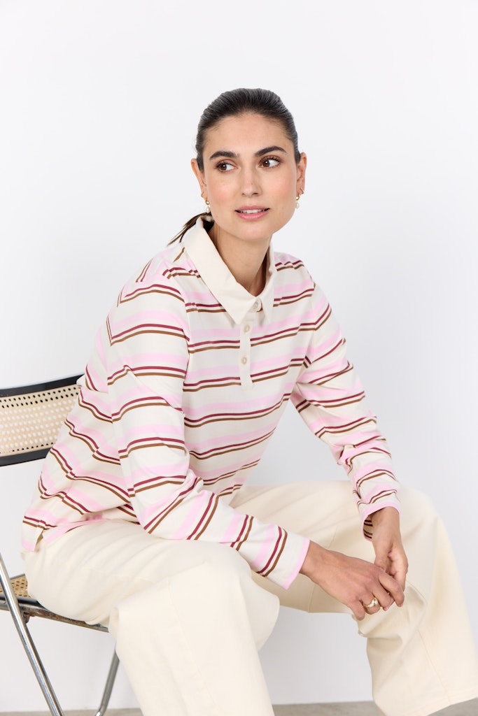 Soya Concept Damen Blusen Rose Combi