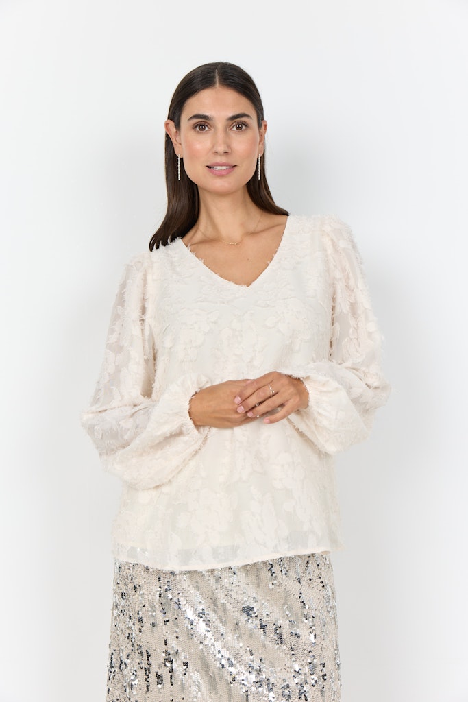 Soya Concept Damen Blusen Cream