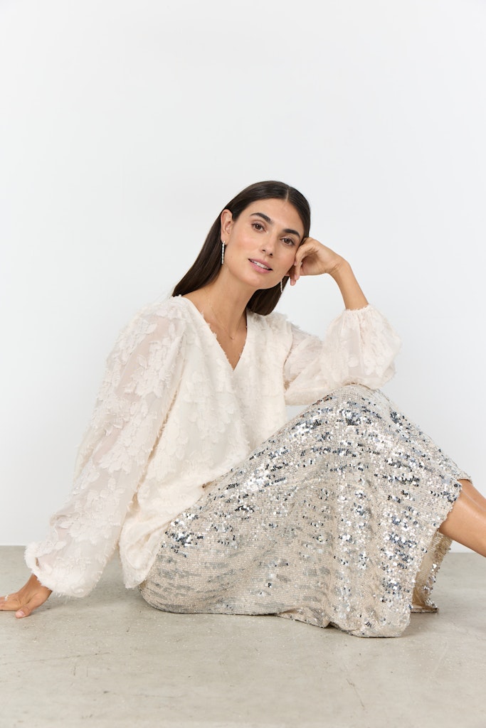 Soya Concept Damen Blusen Cream