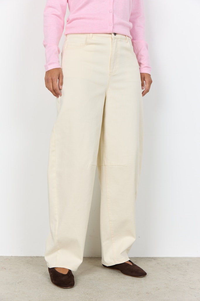 Soya Concept Damen Hosen Cream