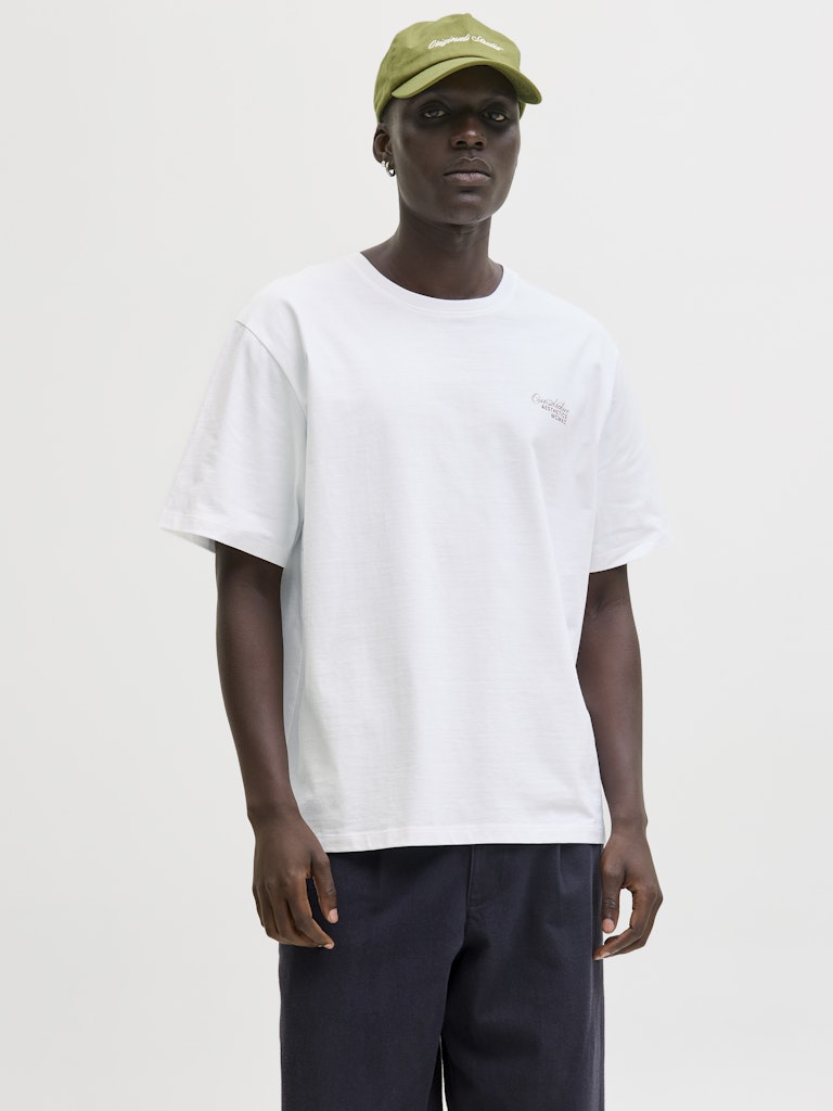 Jack & Jones Herren T-Shirts kurz Bright White