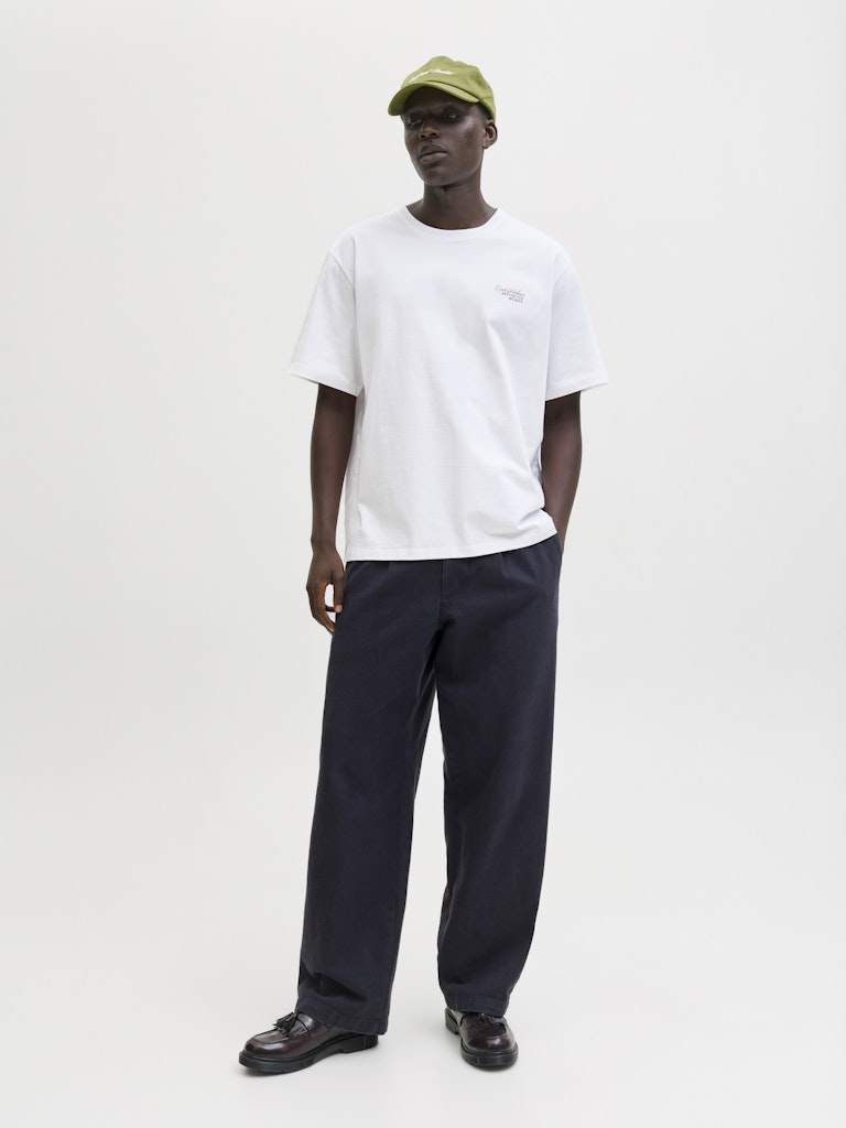 Jack & Jones Herren T-Shirts kurz Bright White